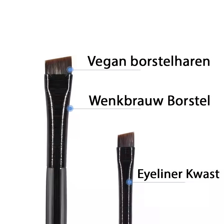 INTER-ESQUE Wenkbrauw Borstel & Eyeliner Kwast