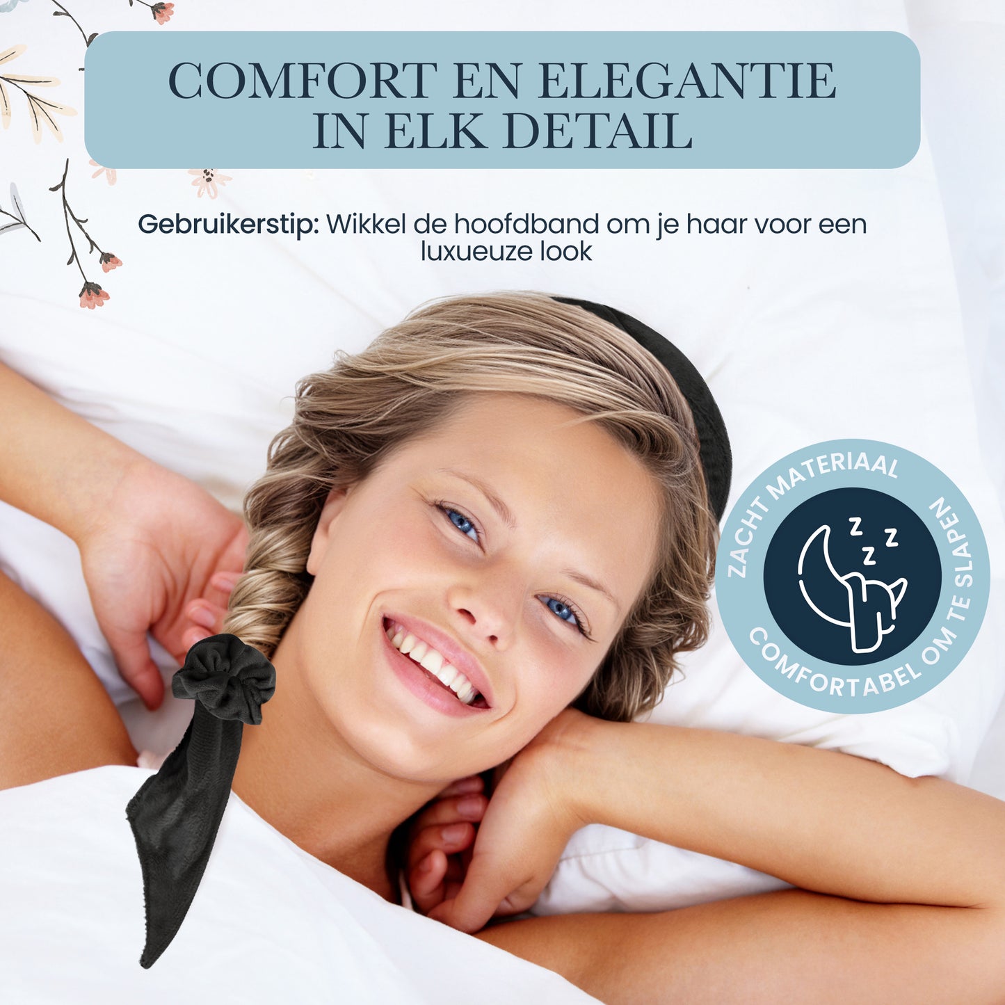 INTER-ESQUE® heatless curls - complete set - zwart