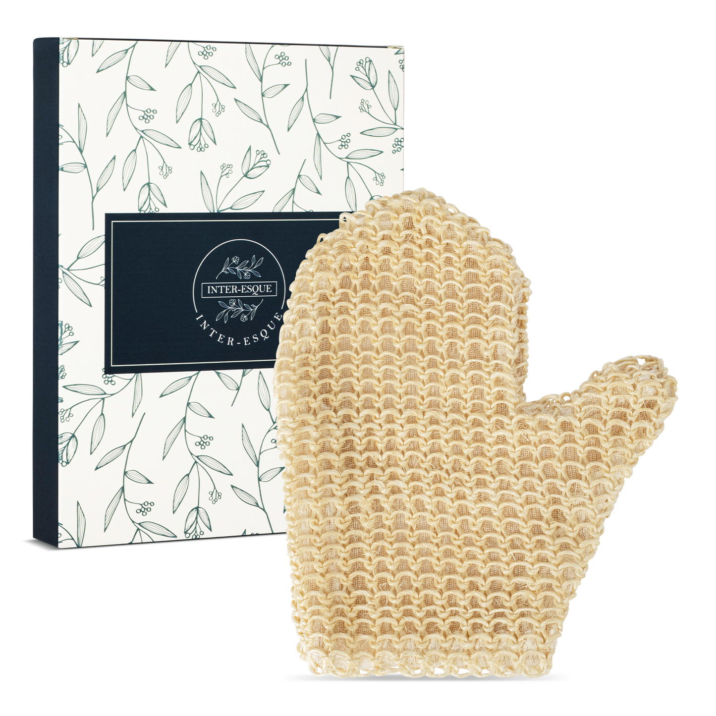 INTER-ESQUE Scrub Handschoen - Exfoliating Glove - Sisal