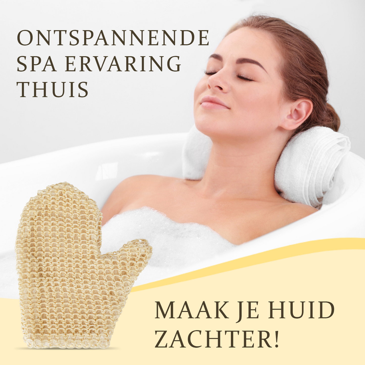 INTER-ESQUE Scrub Handschoen - Exfoliating Glove - Sisal