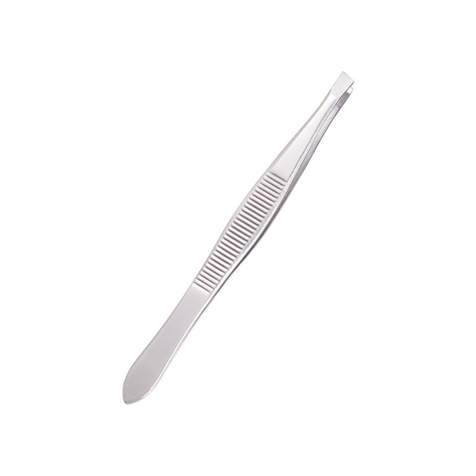 INTER-ESQUE - Epileer pincet - Tweezer - Epileren - Set van 2 - Slanted + Recht - Zilver - INTER-ESQUE