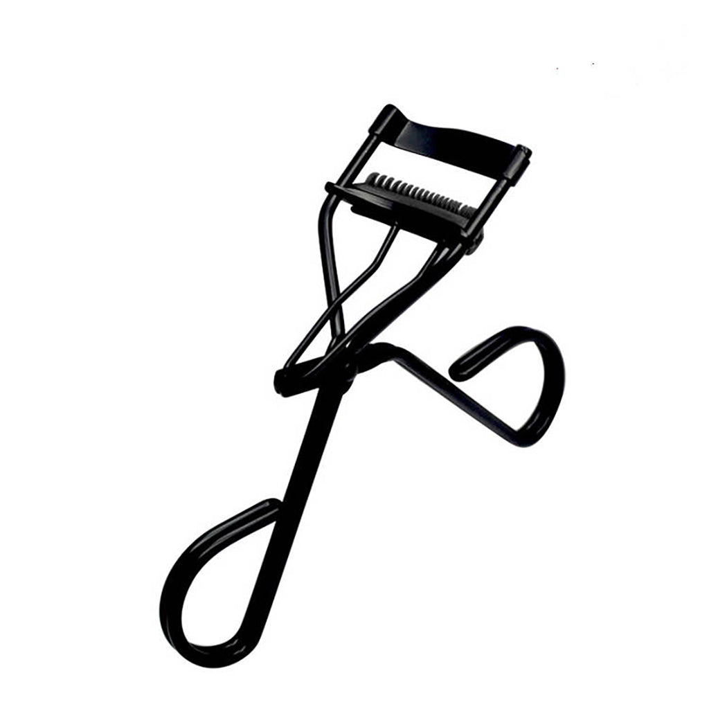 INTER-ESQUE® Wimperkruller - Eyelash Curler + 3x Gratis Extra Siliconen Pad & 3x Extra Kam - Zwart - INTER-ESQUE