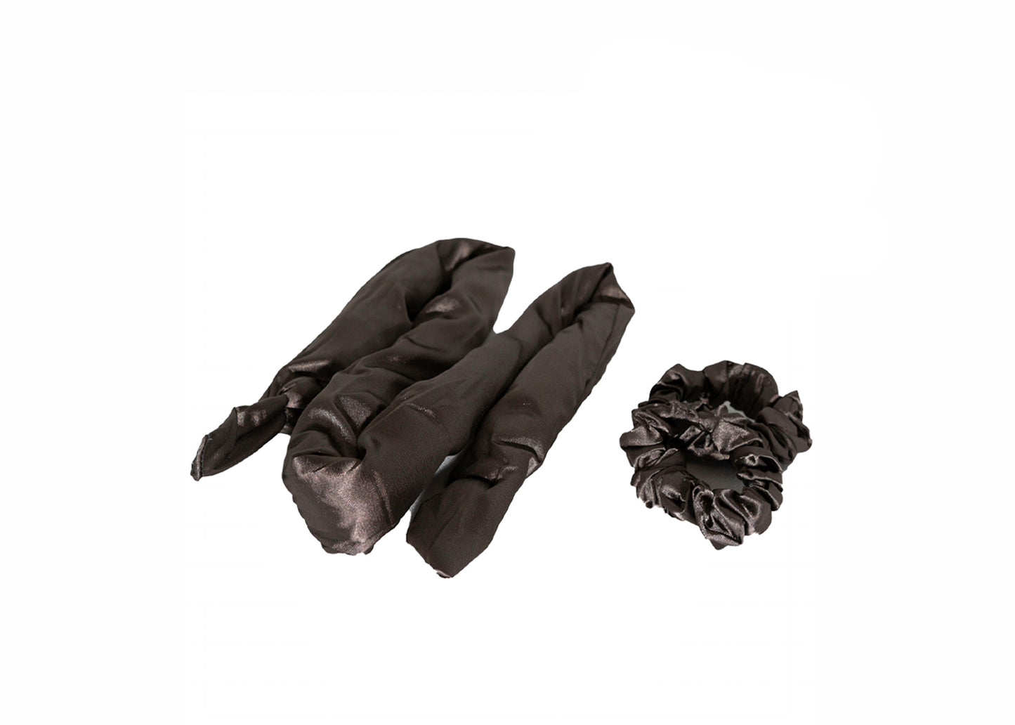 INTER-ESQUE - Heatless Curls - Krulspelden - haarrollers + Gratis Scrunchies - Bruin - INTER-ESQUE