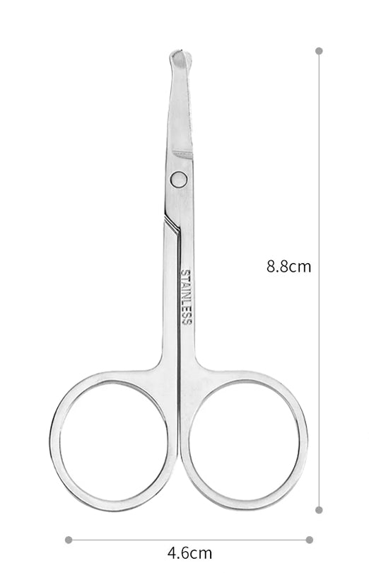 INTER-ESQUE Neusschaar - Neustrimmer - Wenkbrauw Schaartje - Baardschaar - Zilver - INTER-ESQUE