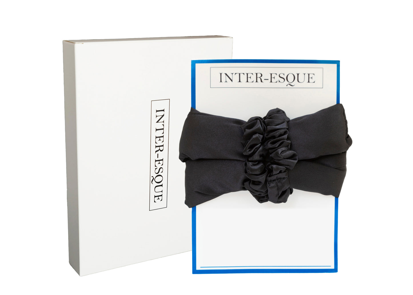 INTER-ESQUE - Heatless Curls - Krulspelden - haarrollers + Gratis Scrunchies - Zwart - INTER-ESQUE