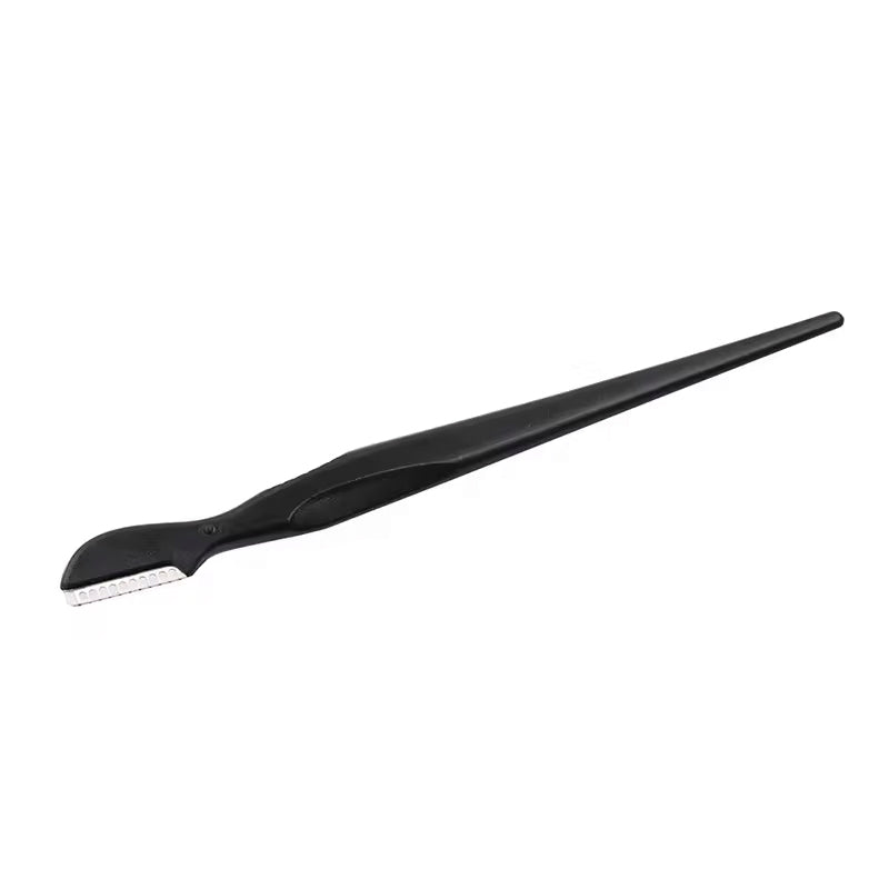 INTER-ESQUE Wenkbrauw Mesje - Dermaplaning - Scheermesjes Gezicht - Wenkbrauw Scheermesje - Eyebrow Razor - Wenkbrauw Kam - 3 Stuks - Zwart