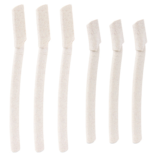 Dermaplaning Wenkbrauw Mesjes – Mix set (3 groot / 3 klein)