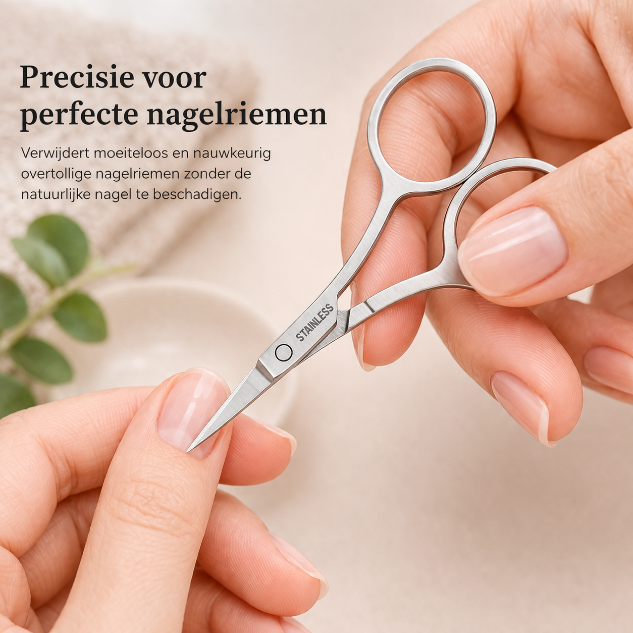 INTER-ESQUE - Nagelriem Knipper - Nagelriem Verwijderaar - Nagelriemschaar - Zilver