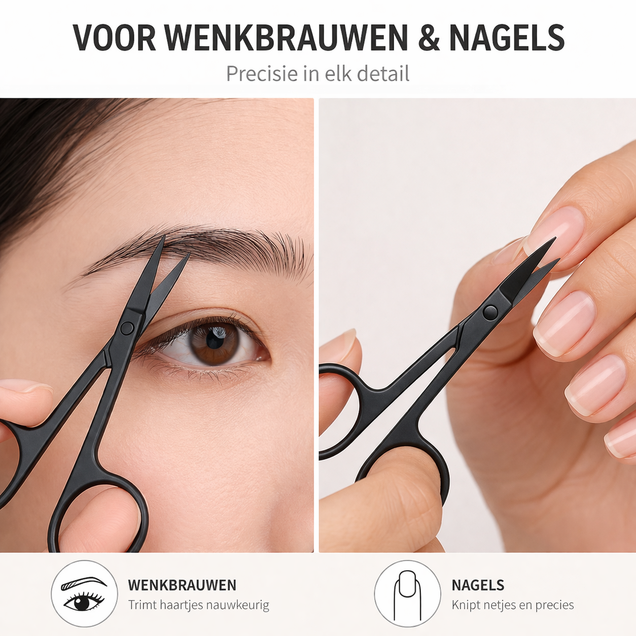 INTER-ESQUE - Nagelschaar - Wenkbrauwschaar - Zwart