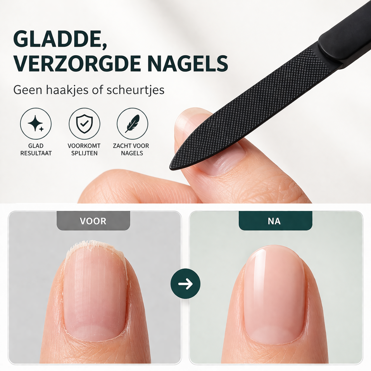 INTER-ESQUE - Nagelvijl - zwart
